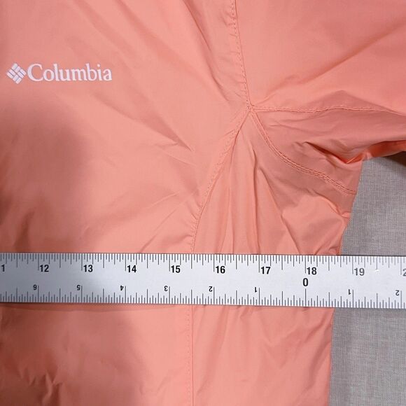 Columbia Girls Timber Pointe II Youth L Pink Omni- Tech Waterproof Jacket NWT - Picture 8 of 8